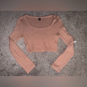 Long Sleeve Crop Top